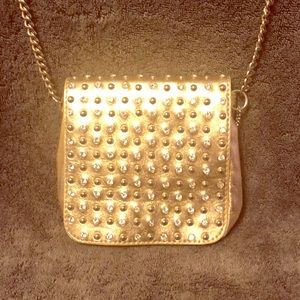 Gold studded purse